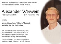 eine Anzeige