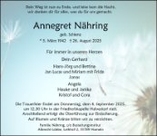 eine Anzeige